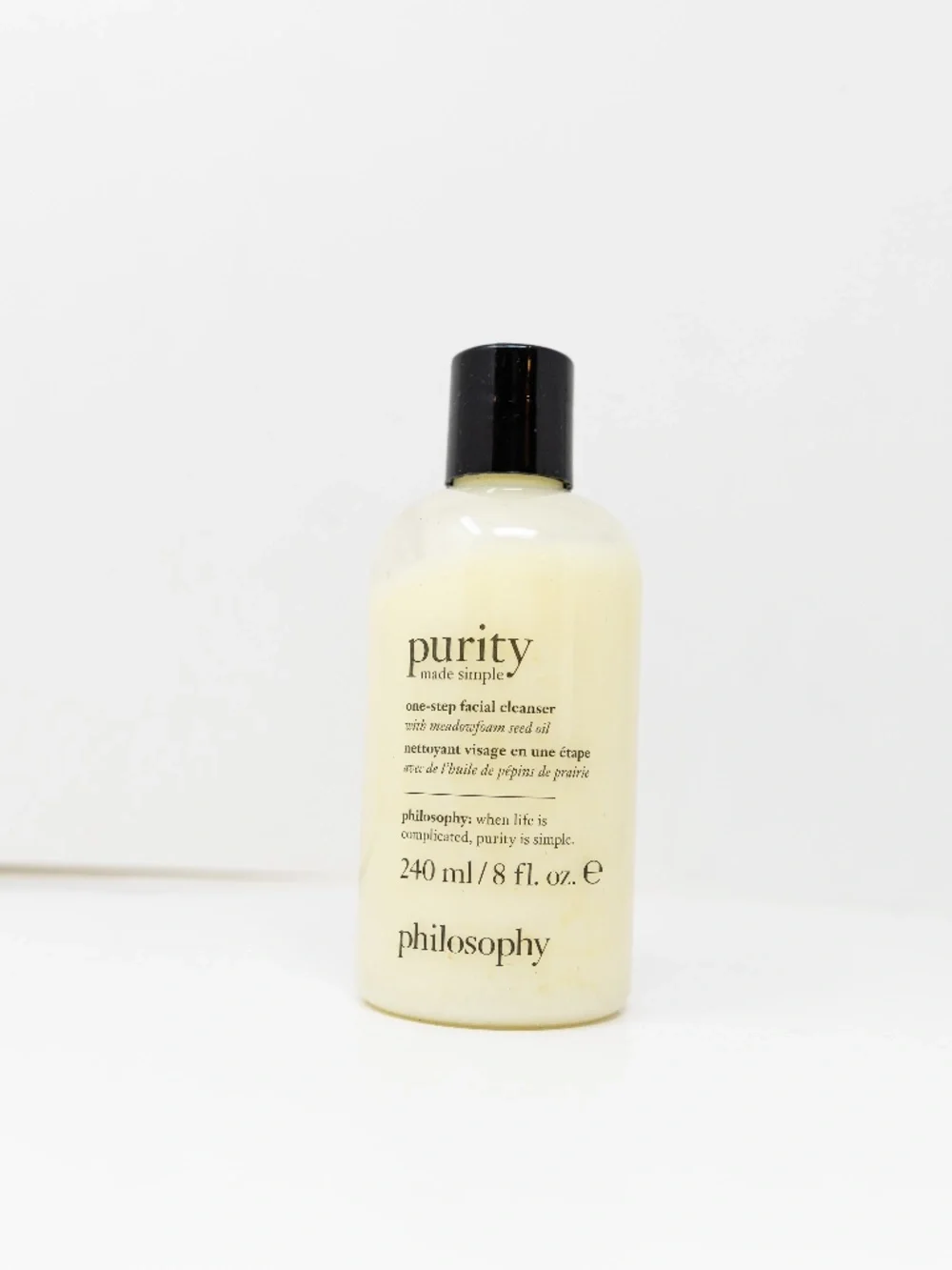 NEW Philosophy Purity Made Simple One Step Facial Cleanser Full Size 8 fl oz